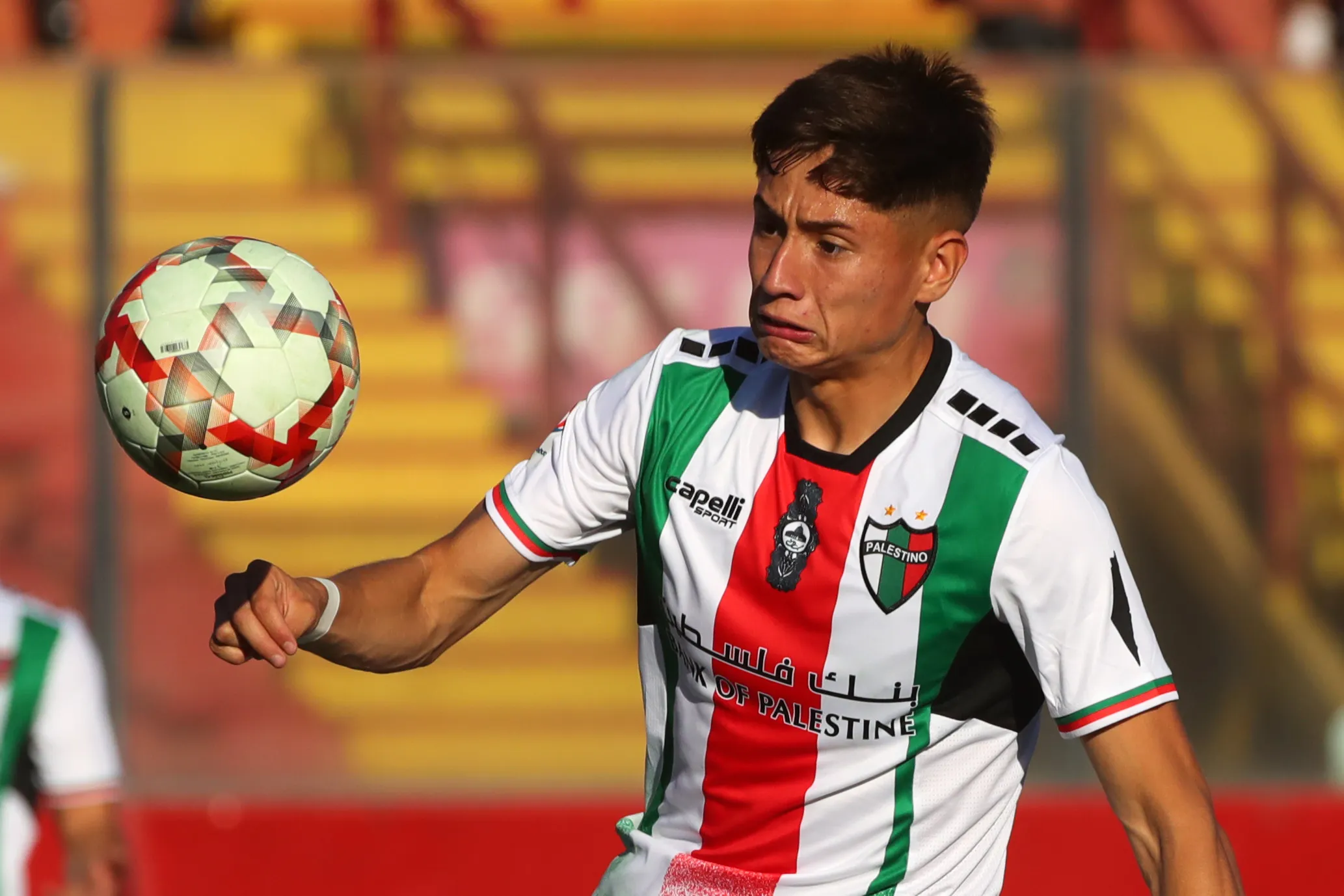Iván Román es un defensor central que saltó desde el Tino hasta el Brasileirao. (Jonnathan Oyarzun/Photosport).