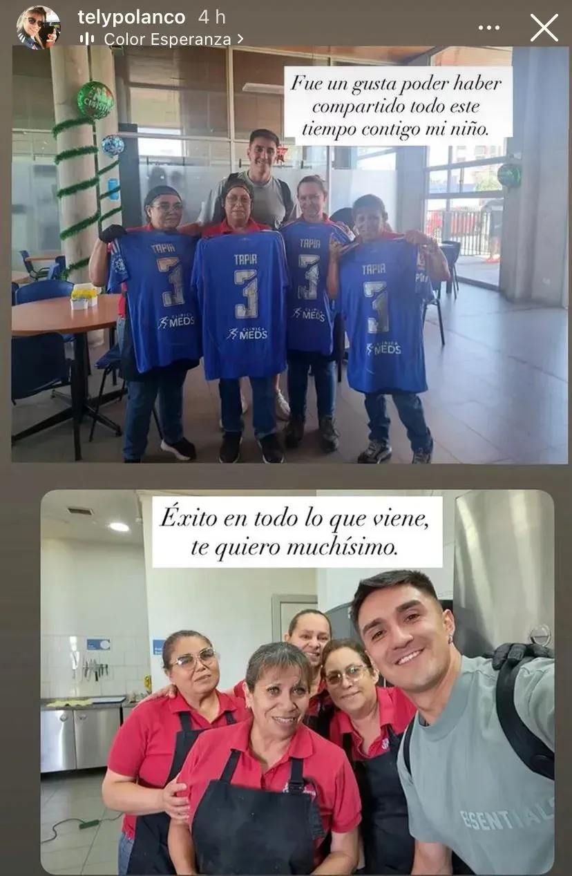 El adiós de Ignacio Tapia tras cuatro años en Universidad de Chile. | Foto: Captura.