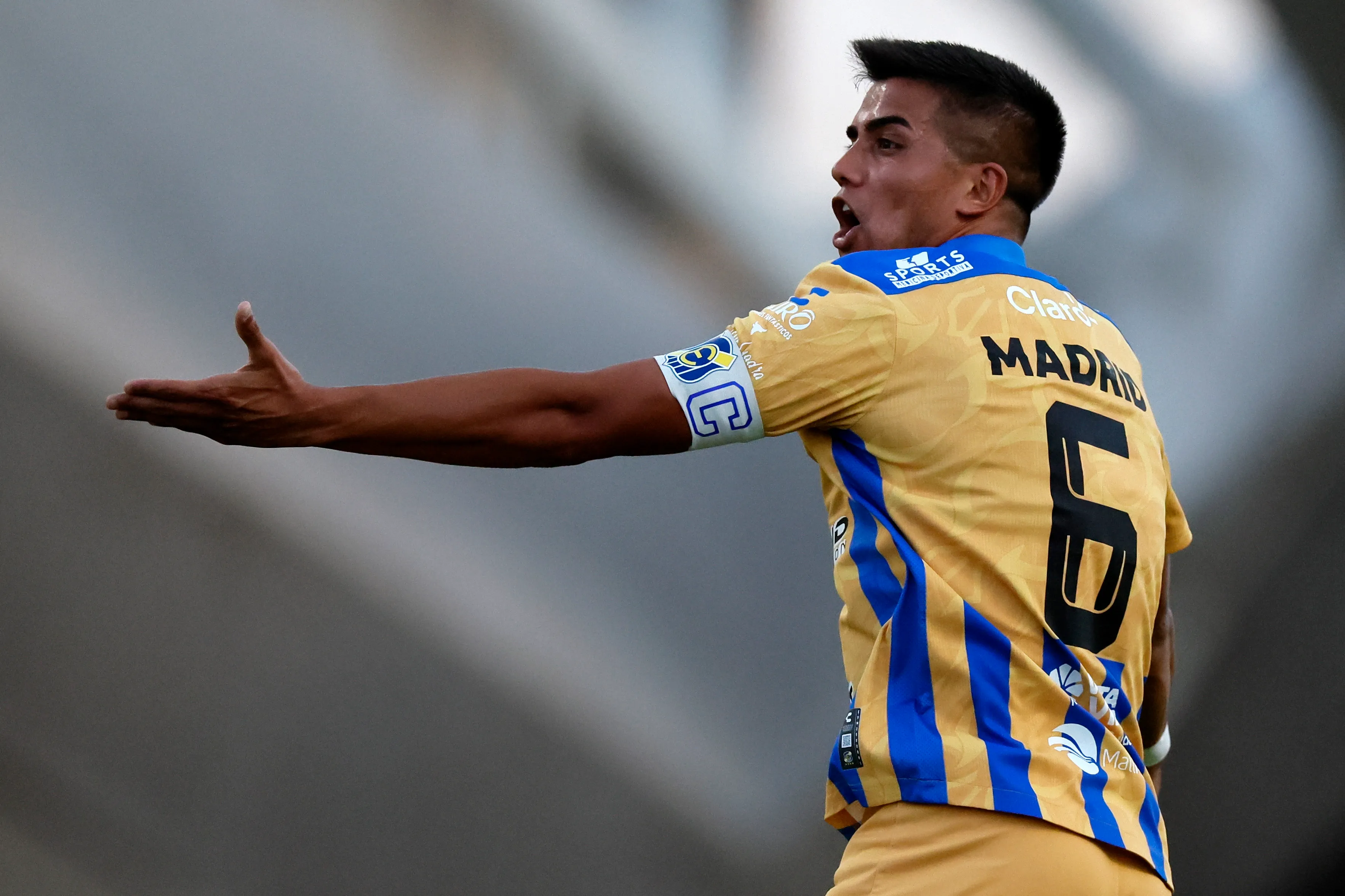 Álvaro Madrid en Everton de Viña del Mar. (Andres Pina/Photosport).