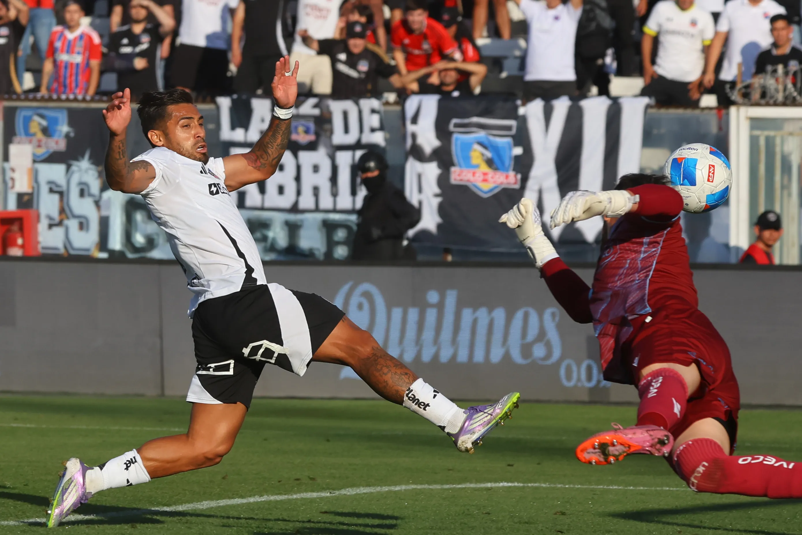 Marcos Bolados logró vencer a Tomás Ahumada, pero estaba en posición de adelanto. (Jonnathan Oyarzun/Photosport).