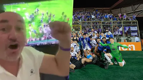 El DT estaba suspendido y no podía ir al estadio.