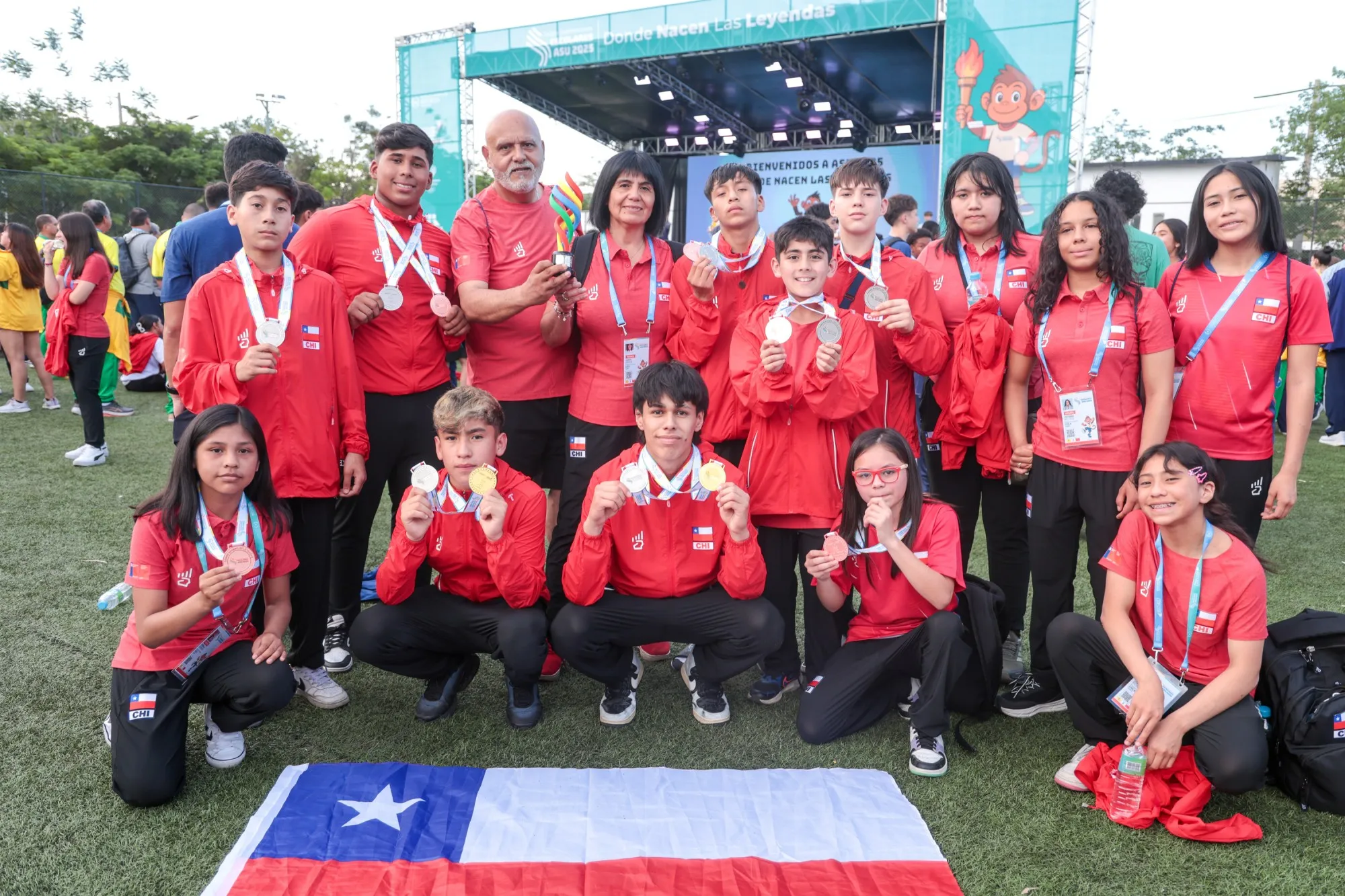 Chile celebra su buena participación en Paraguay
