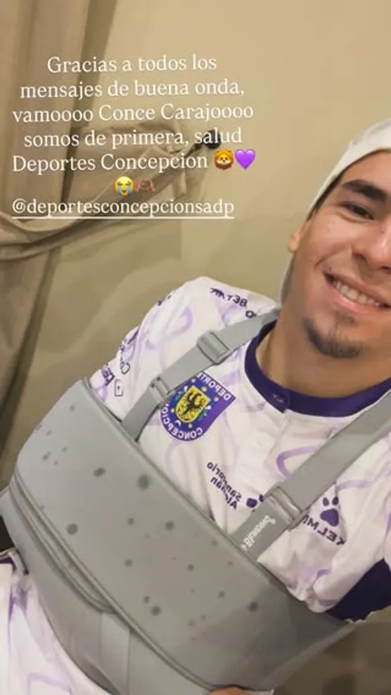 Espinola celebró en sus redes sociales el ascenso de Concepción
