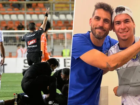 Sufrió grave lesión ante Cobreloa y reapareció para celebrar el ascenso del Conce
