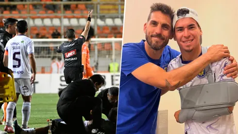 Espinola reapareció para celebrar el ascenso del Conce