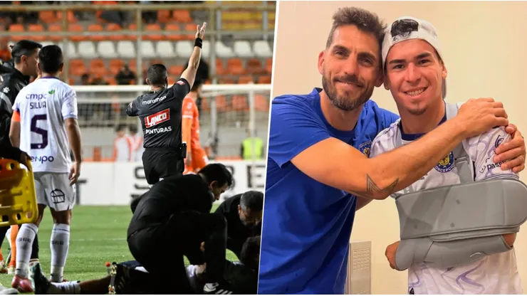 Espinola reapareció para celebrar el ascenso del Conce
