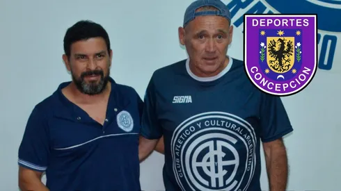 El ex lila en su nueva experiencia como DT en Argentina.