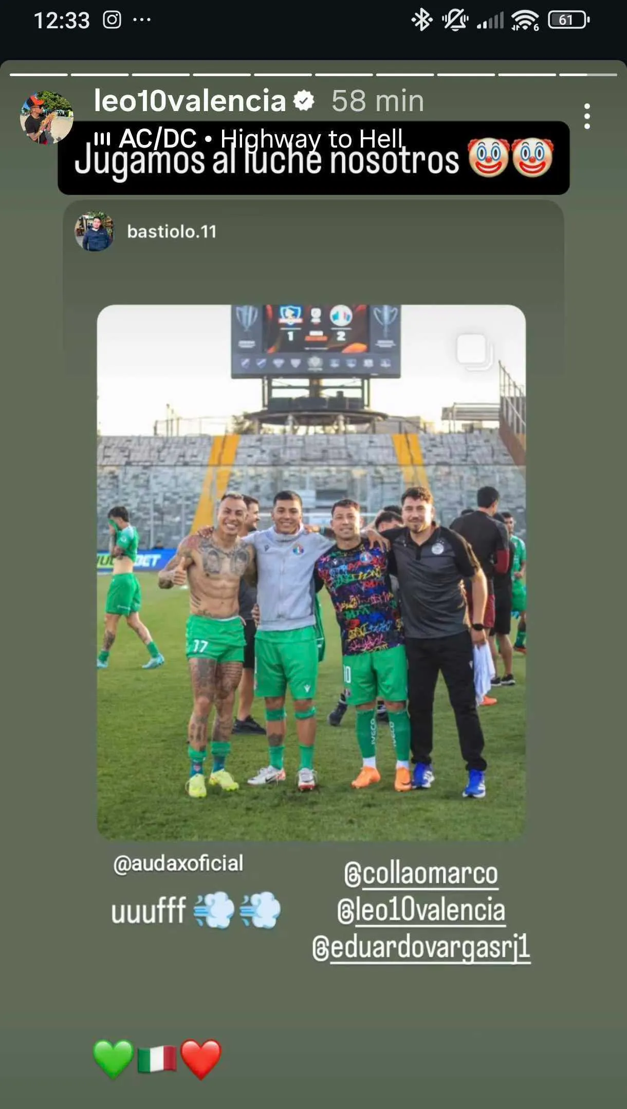 El descargo de Leo Valencia