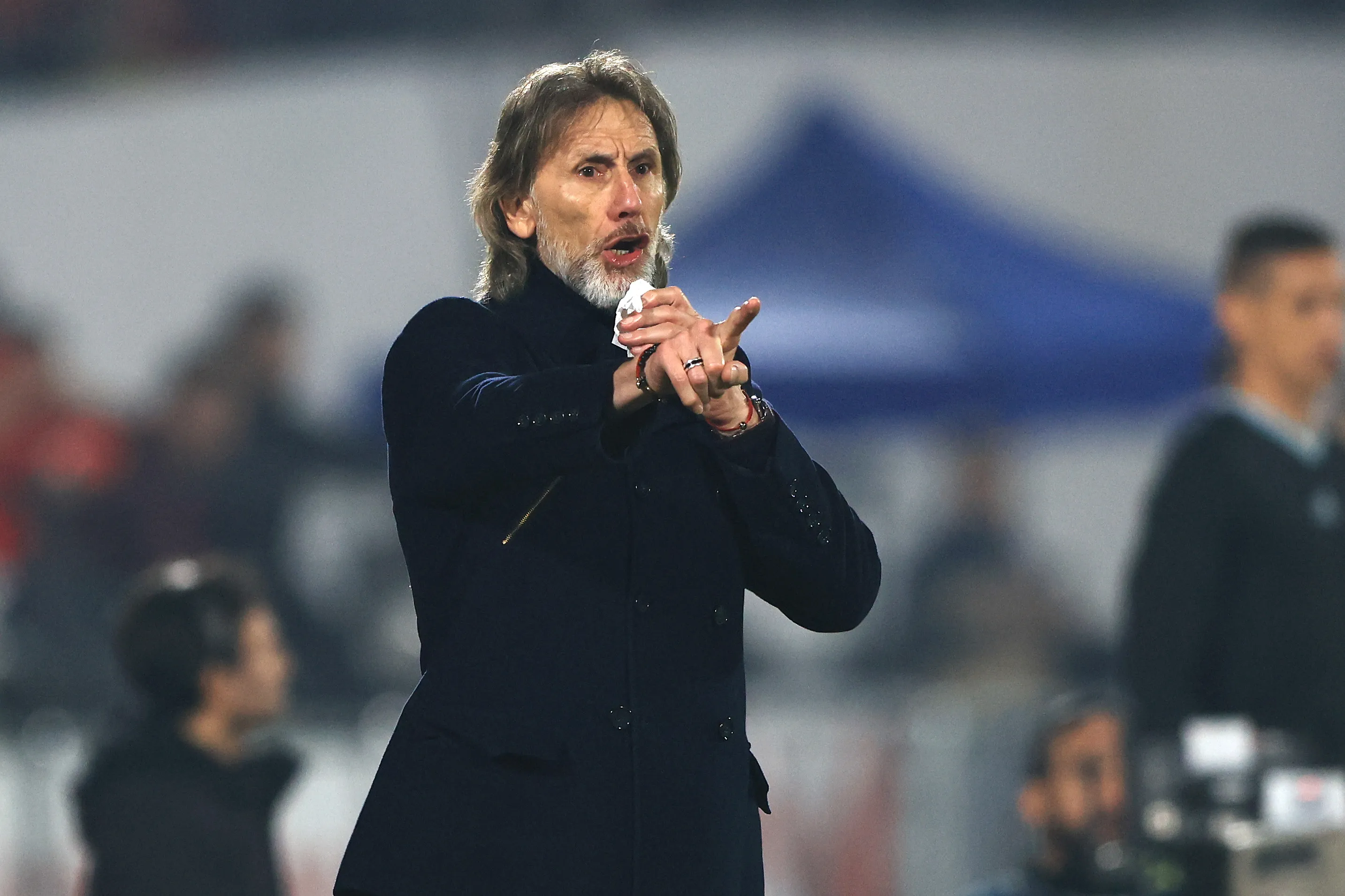Ricardo Gareca sabe que Carlos Palacios tiene potencial, pero eligió no intentar explotarlo en la Roja. (Felipe Zanca/Photosport).