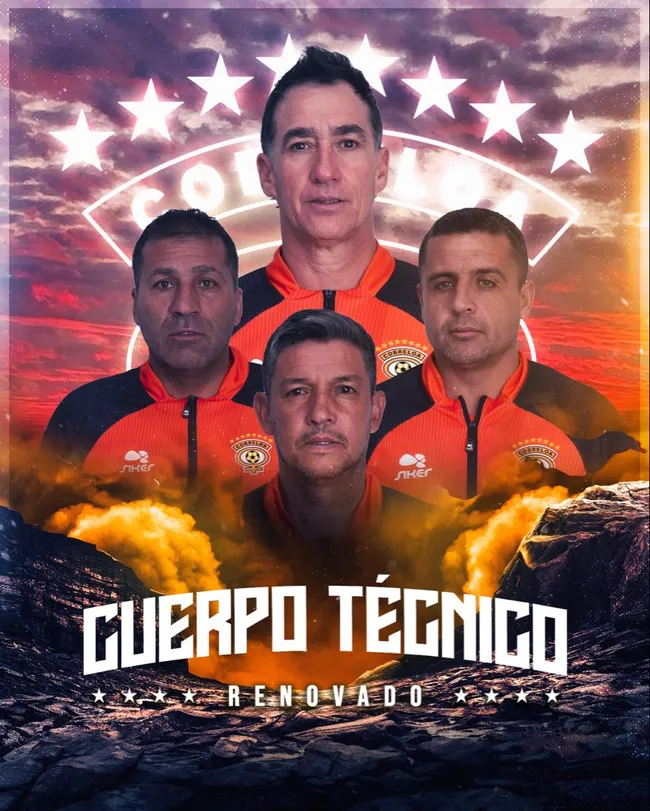 Con esta imagen Cobreloa ratificó a su cuerpo técnico para la temporada 2026. 
