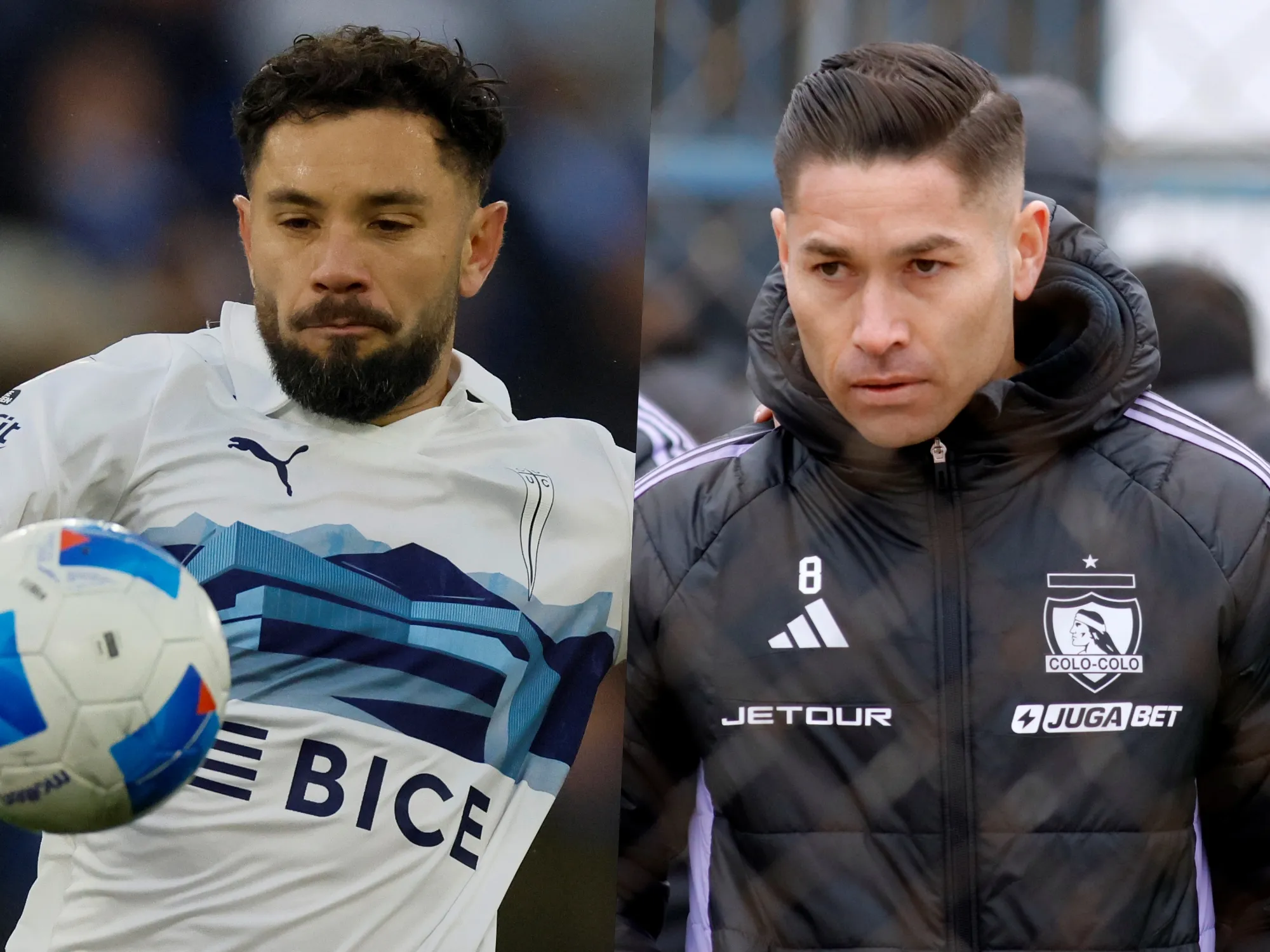 Eugenio Mena y Óscar Opazo recibieron el portazo de Santiago Wanderers para el 2026. | Foto: Photosport.