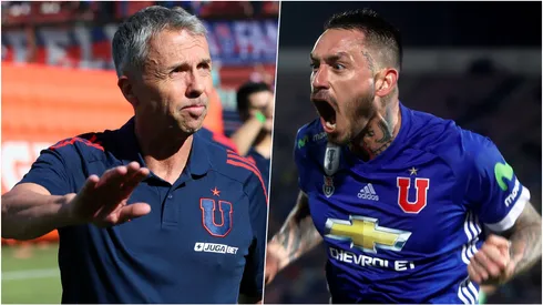 Pinilla trapeó el piso con el todavía DT de la U que se va pese a tener contrato.