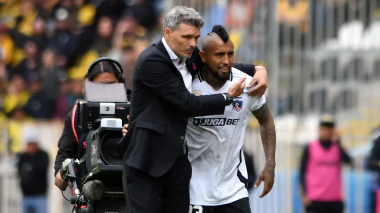 Vidal y Ortiz tuvieron un fuerte cara a cara en el camarín de Colo Colo
