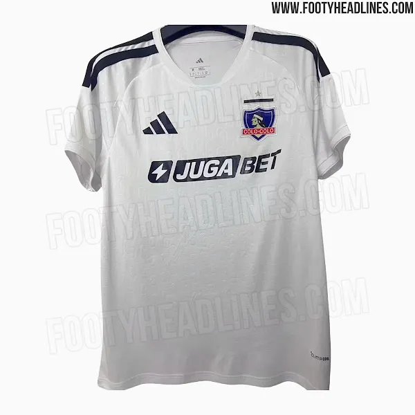 La nueva camiseta de Colo Colo para la temporada 2026. | Foto: Footy Headlines.