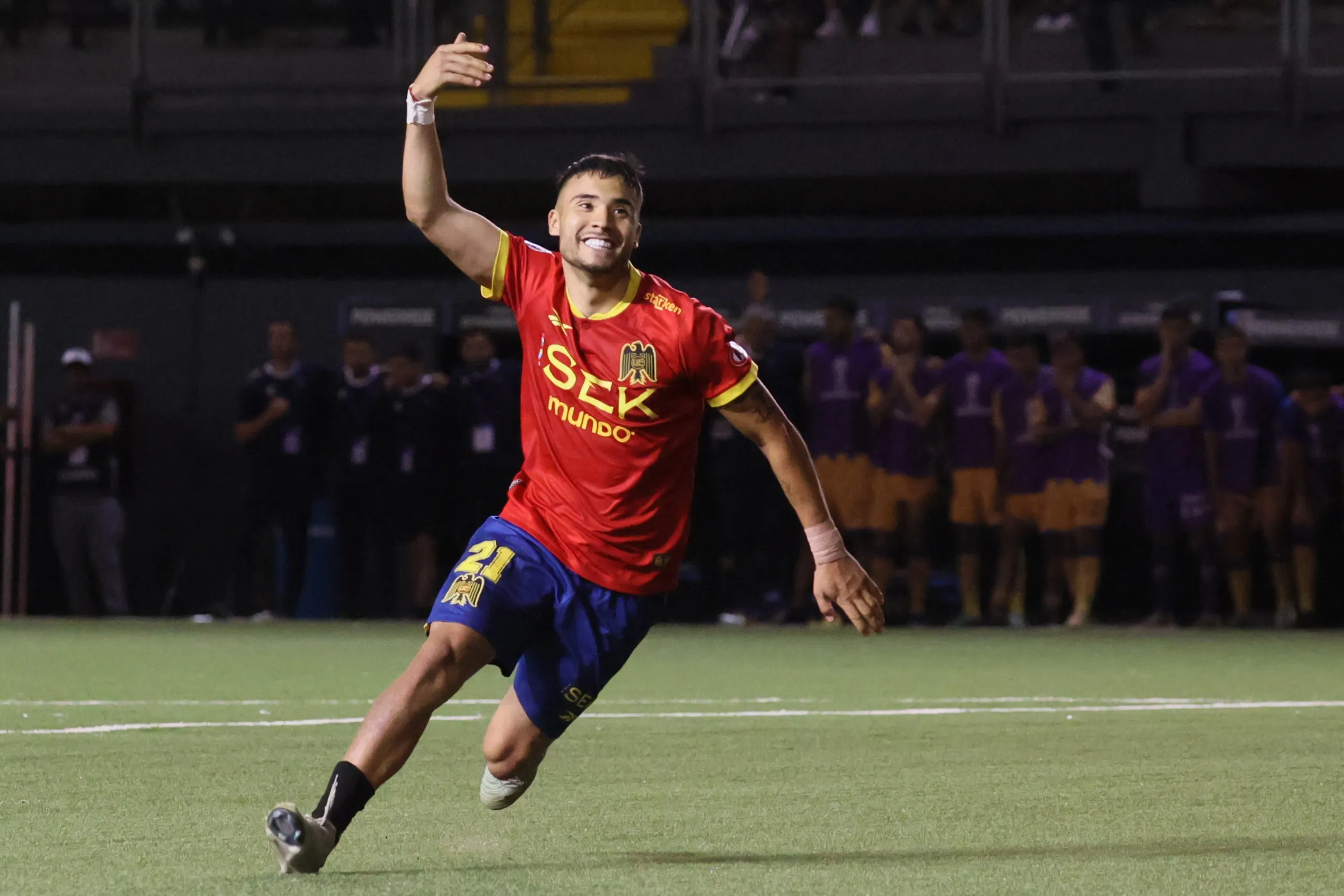 Nico Díaz vistió la camiseta de Unión Española el primer semestre de 2025 | Photosport
