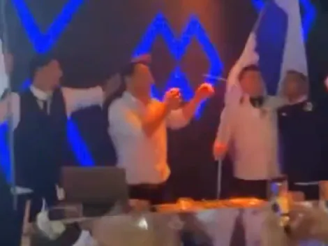 Sorpresa de Córdova al equipo de los casados con la UC armando la fiesta