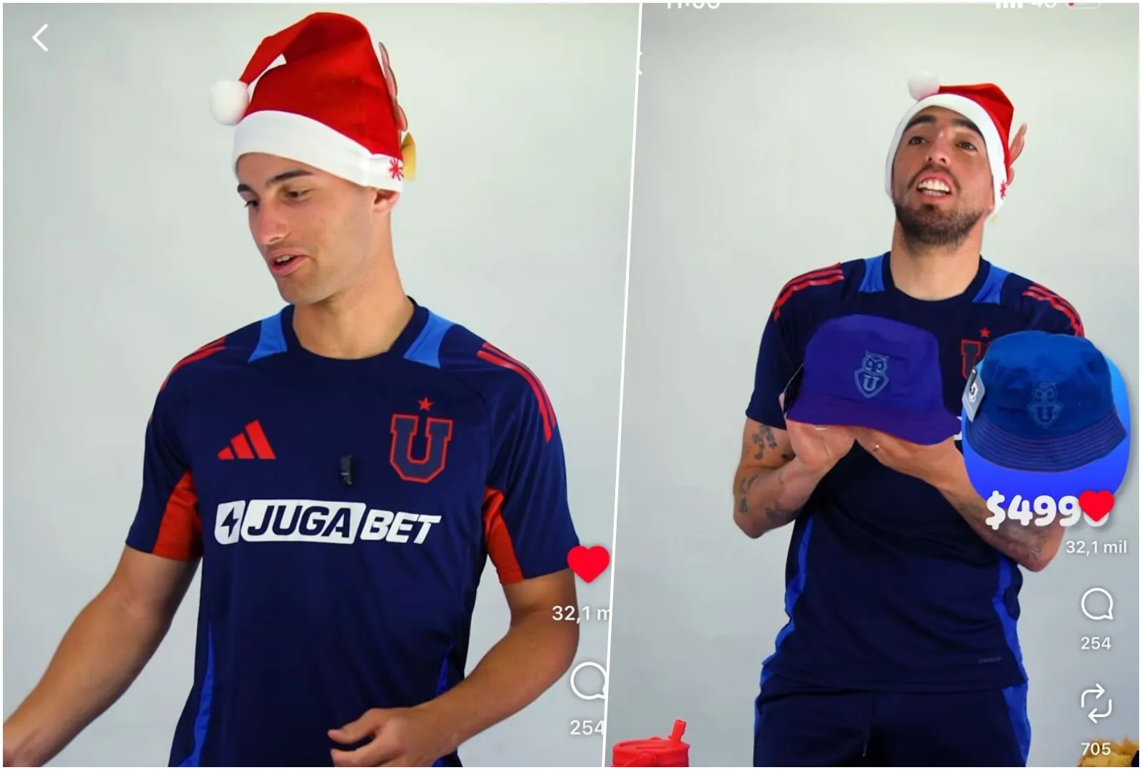 Felipe Salomoni sorprendió ante las cámaras. Foto: U de Chile.