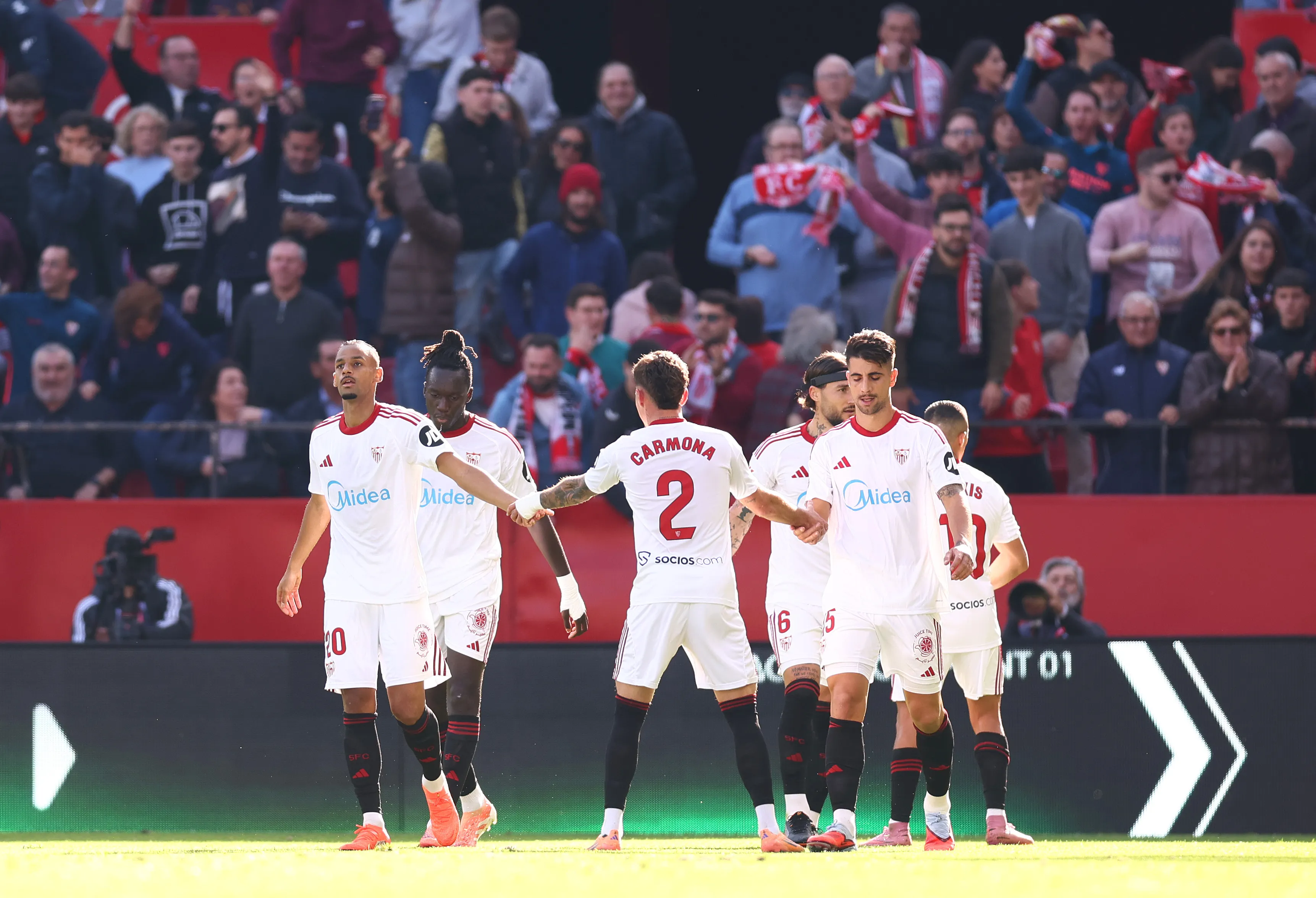 Sevilla goleó a Oviedo de local. (Photo by Fran Santiago/Getty Images)