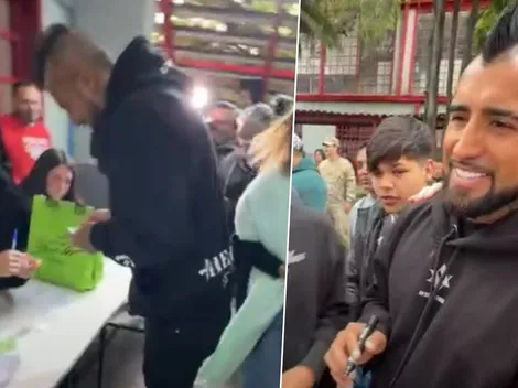 Vidal sorprende al llegar a votar: "Voy a ser presidente"