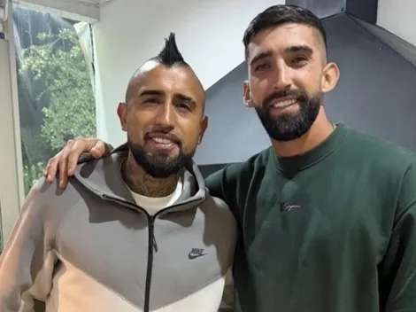 La despedida de Vidal a Amor en Colo Colo: "Te quiero, hermano"