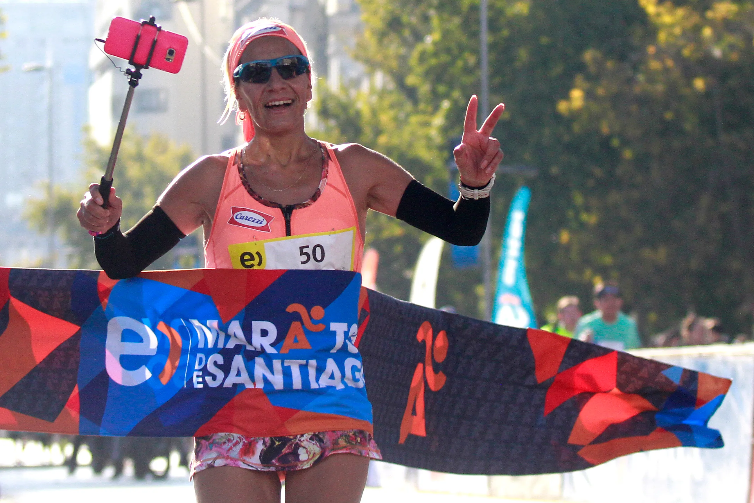 Erika Olivera es reconocida por su carrera como deportista. Imagen: Photosport