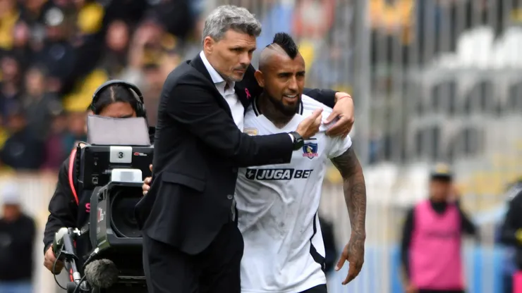 Quedó claro que el Tano Ortiz no es santo de la devoción para Arturo Vidal.