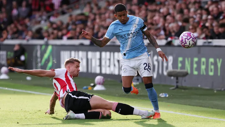 El City le ganó al Brentford en la fecha 7 de la Premier League.