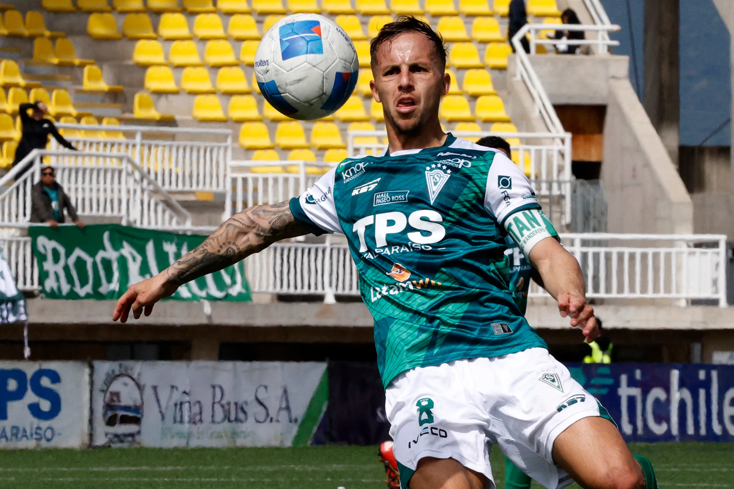 Joaquín Pereyra quedó libre tras dejar Santiago Wanderers/Photosport