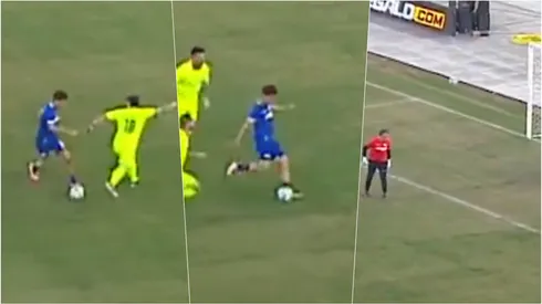 Diego Rivarola marcó un gol de aquellos en la despedida de Walter Montillo.