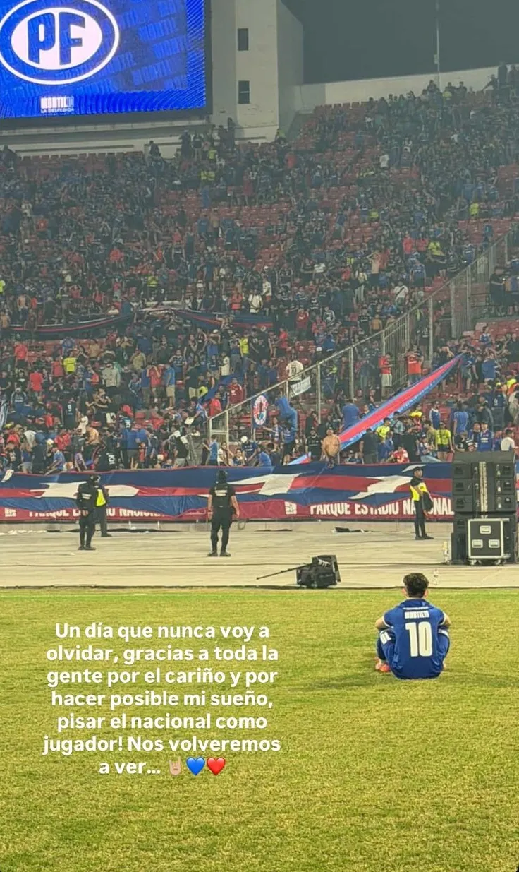 Los mensajes de Valentino Montillo en sus redes sociales.