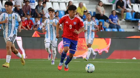 Chile sub 16 fue goleado por Argentina en la Copa UC.