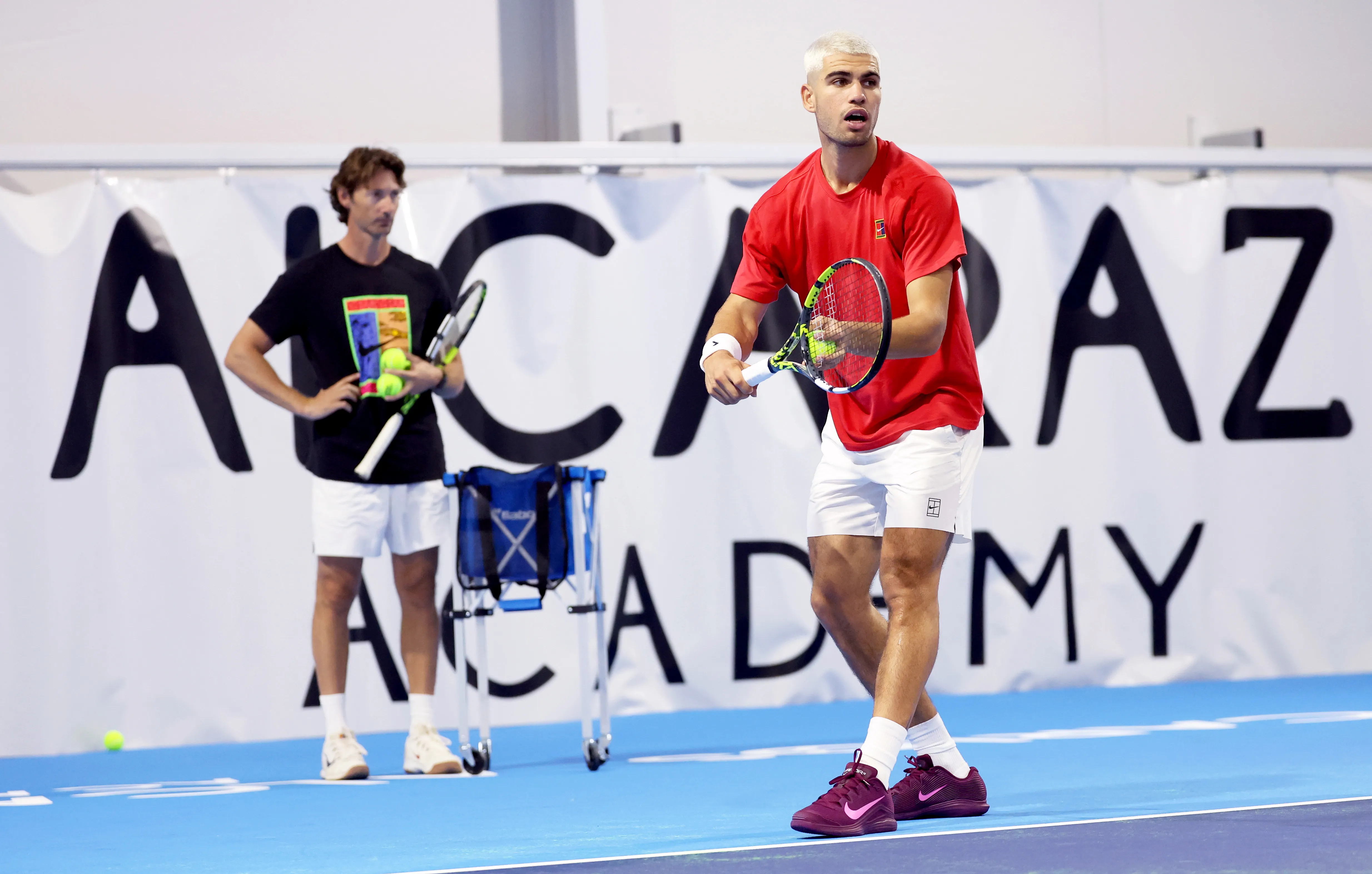 Carlos Alcaraz deja de trabajar con Juan Carlos Ferrero. (Photo by Clive Brunskill/Getty Images)