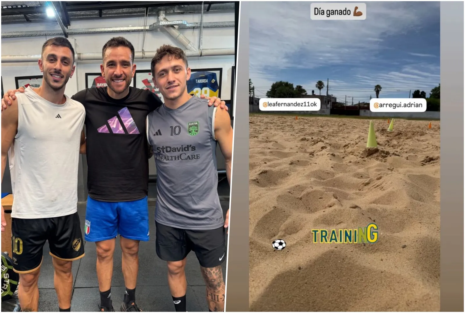 Matías Zaldivia y Leandro Fernández adelantan sus trabajos en la U.