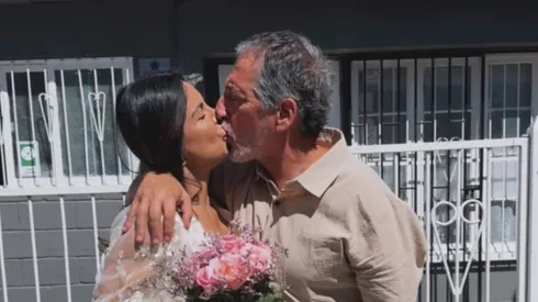 Emotiva ceremonia del DT chileno.