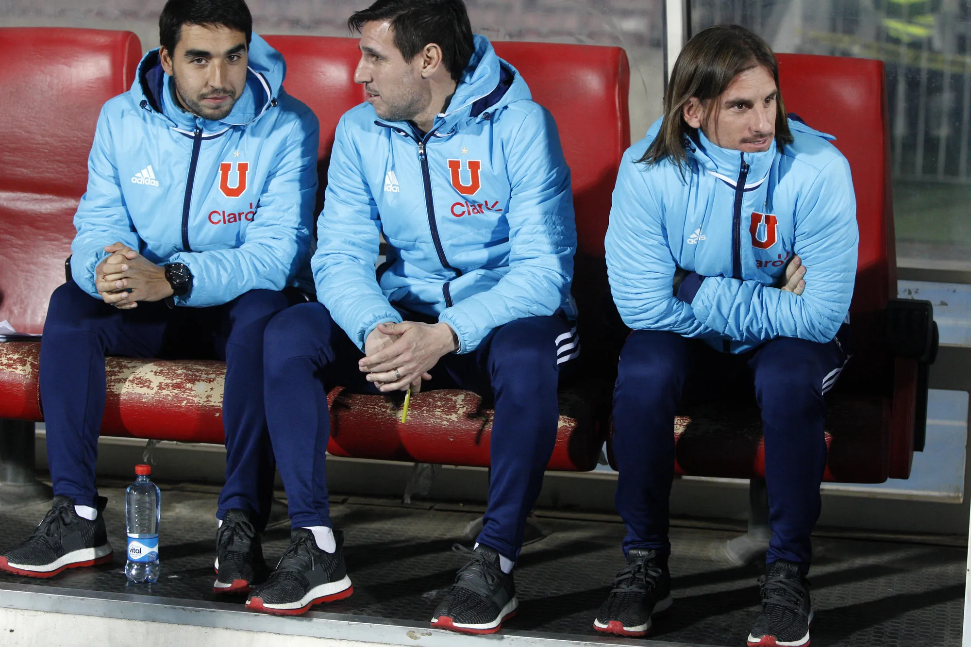 Francisco Meneghini y Nicolás Diez en la U de Beccacece.