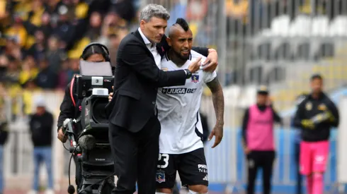 Fernando Ortiz y Arturo Vidal no terminaron bien la última temporada de Colo Colo.