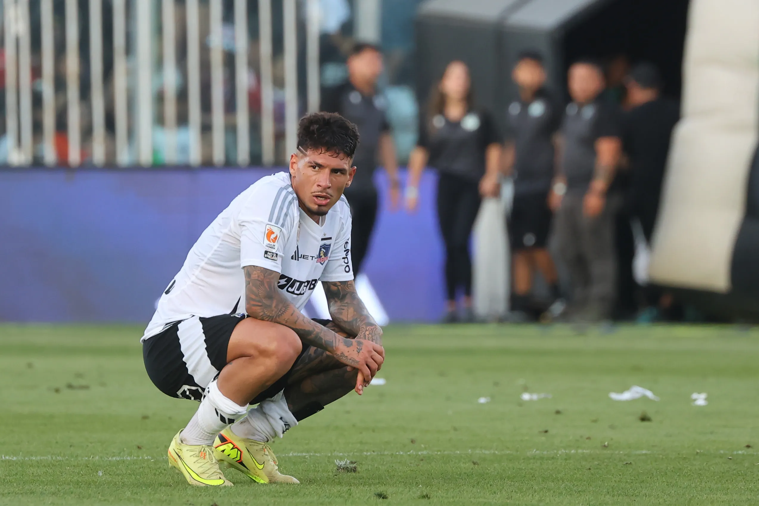 Alan Saldivia ya le avisó a Colo Colo que quiere irse en 2026. Foto: Photosport.
