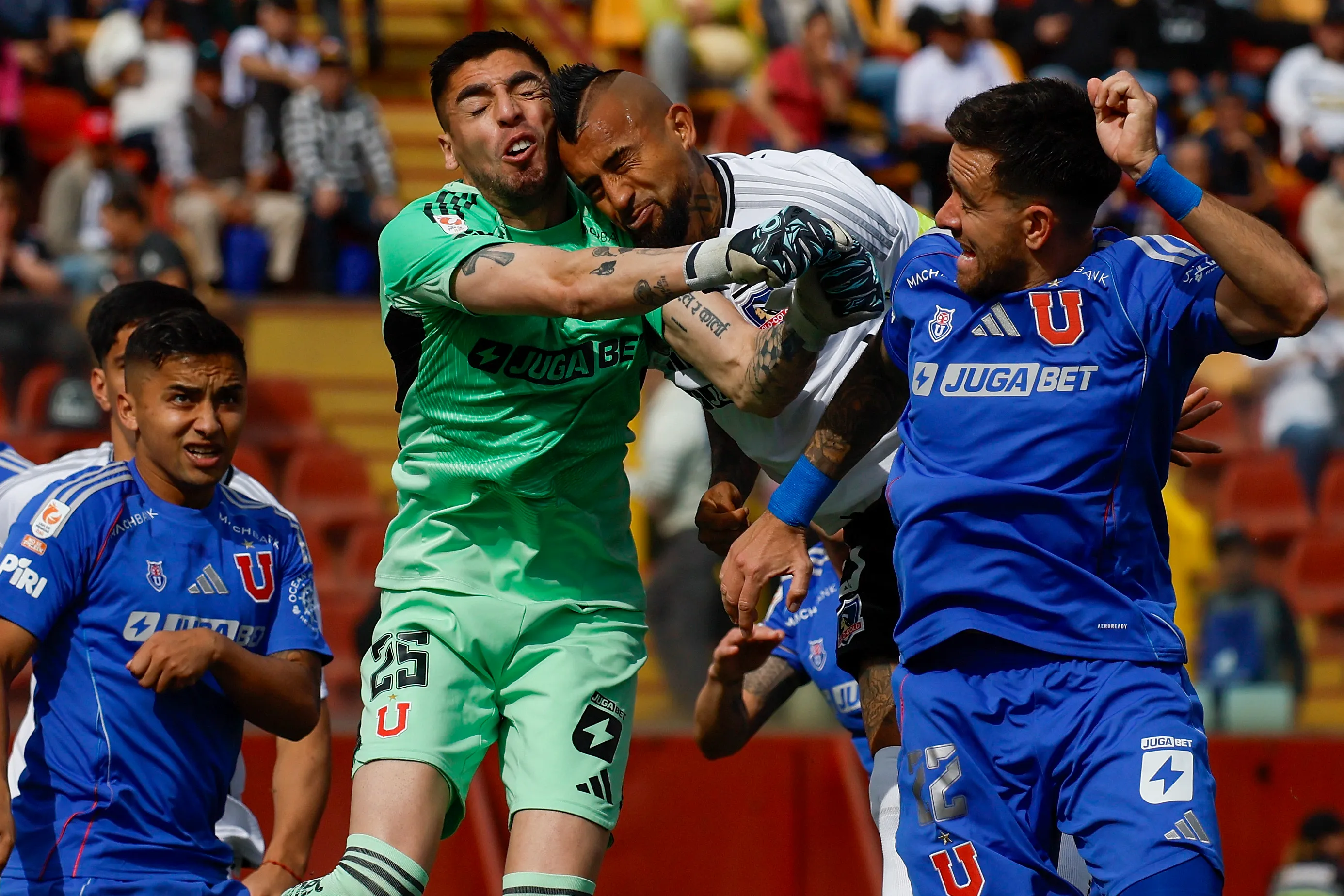 Gabriel Castellón venía siendo titular desde Huachipato con Gustavo Álvarez. Foto: Andrés Pina/Photosport