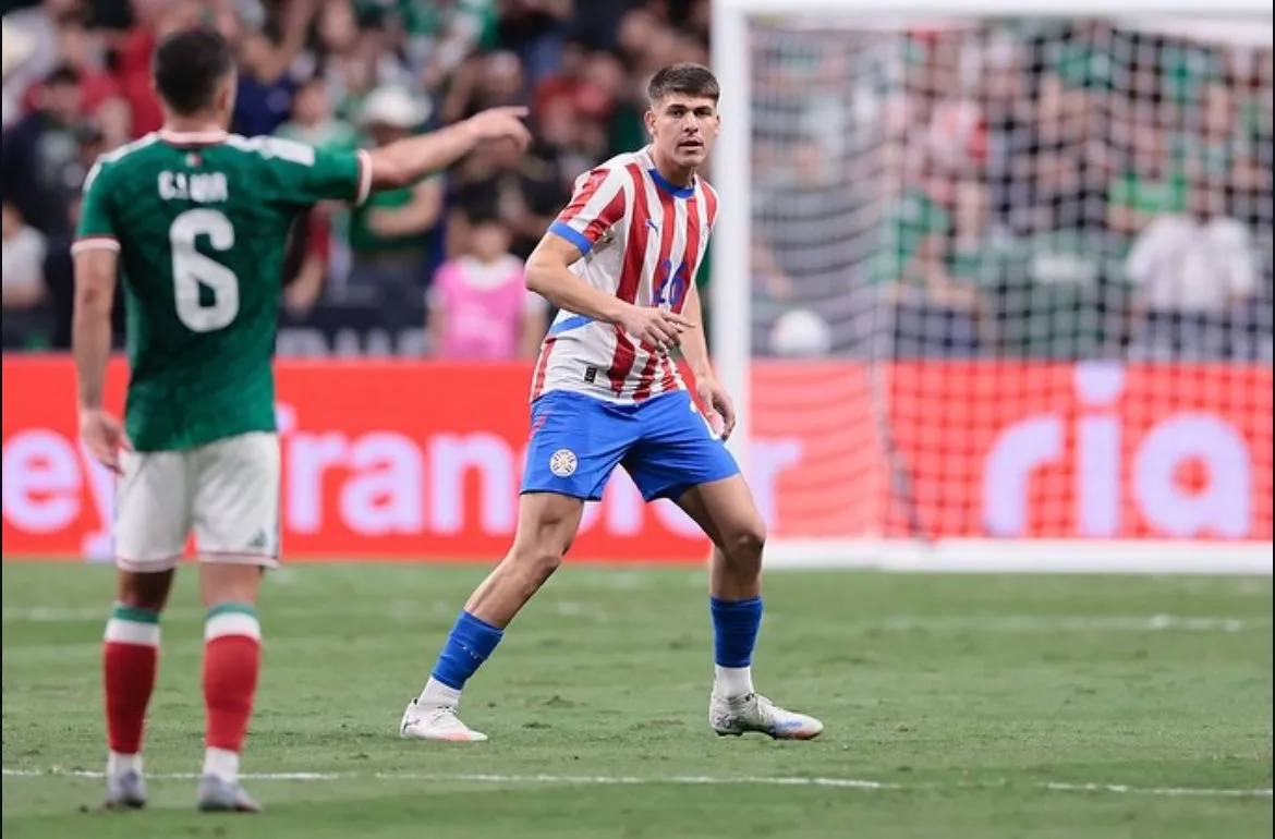 Lucas Romero fue parte de la última nómina en la selección de Paraguay.