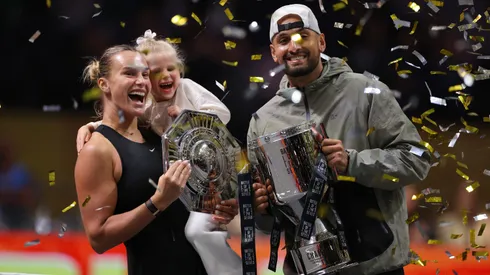 Aryna Sabalenka cayó ante Nick Kyrgios en la Batalla de los Sexos.