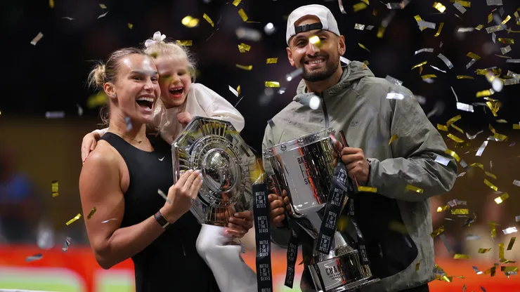 Aryna Sabalenka cayó ante Nick Kyrgios en la Batalla de los Sexos.