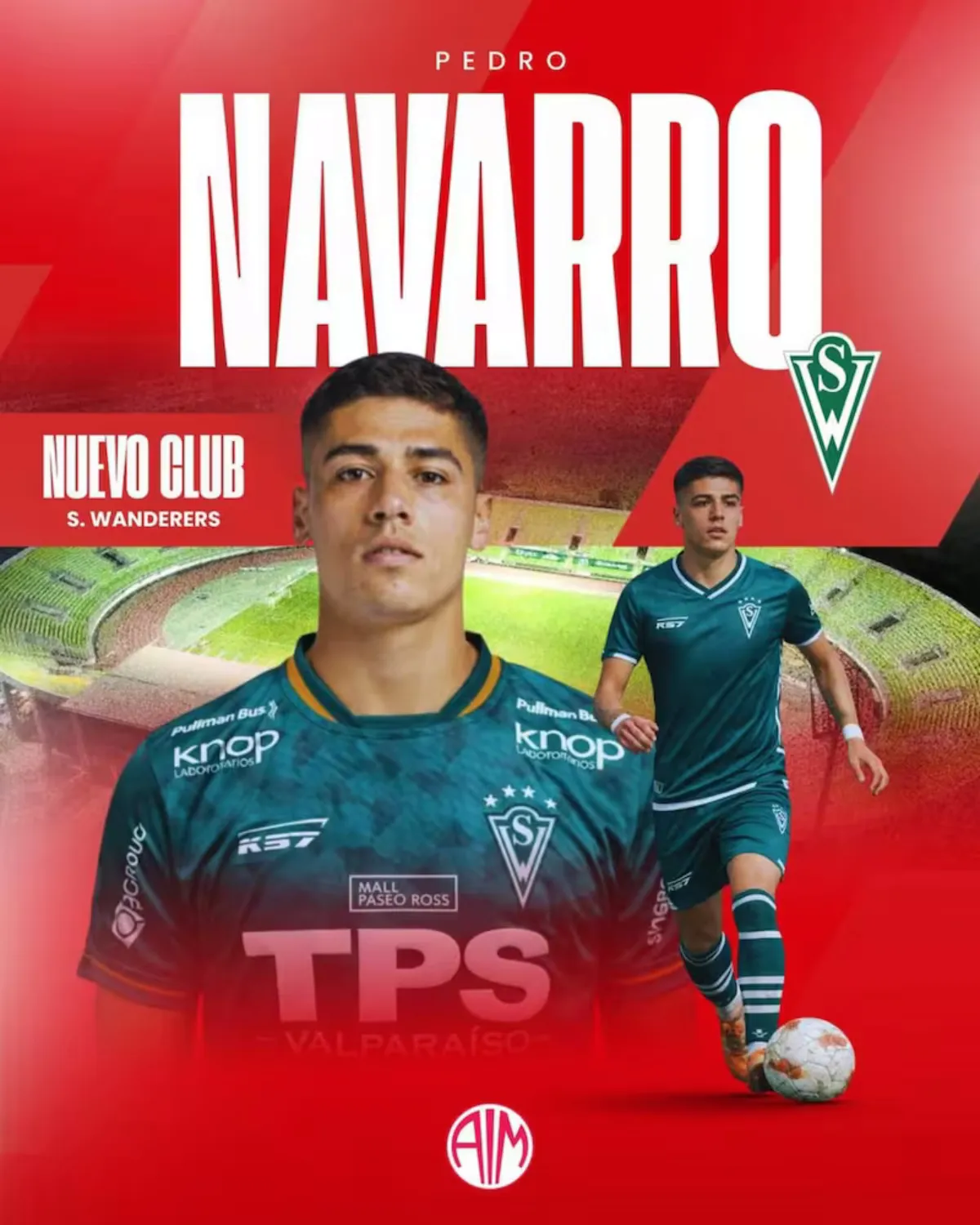 Pedro Navarro llega a Wanderers.