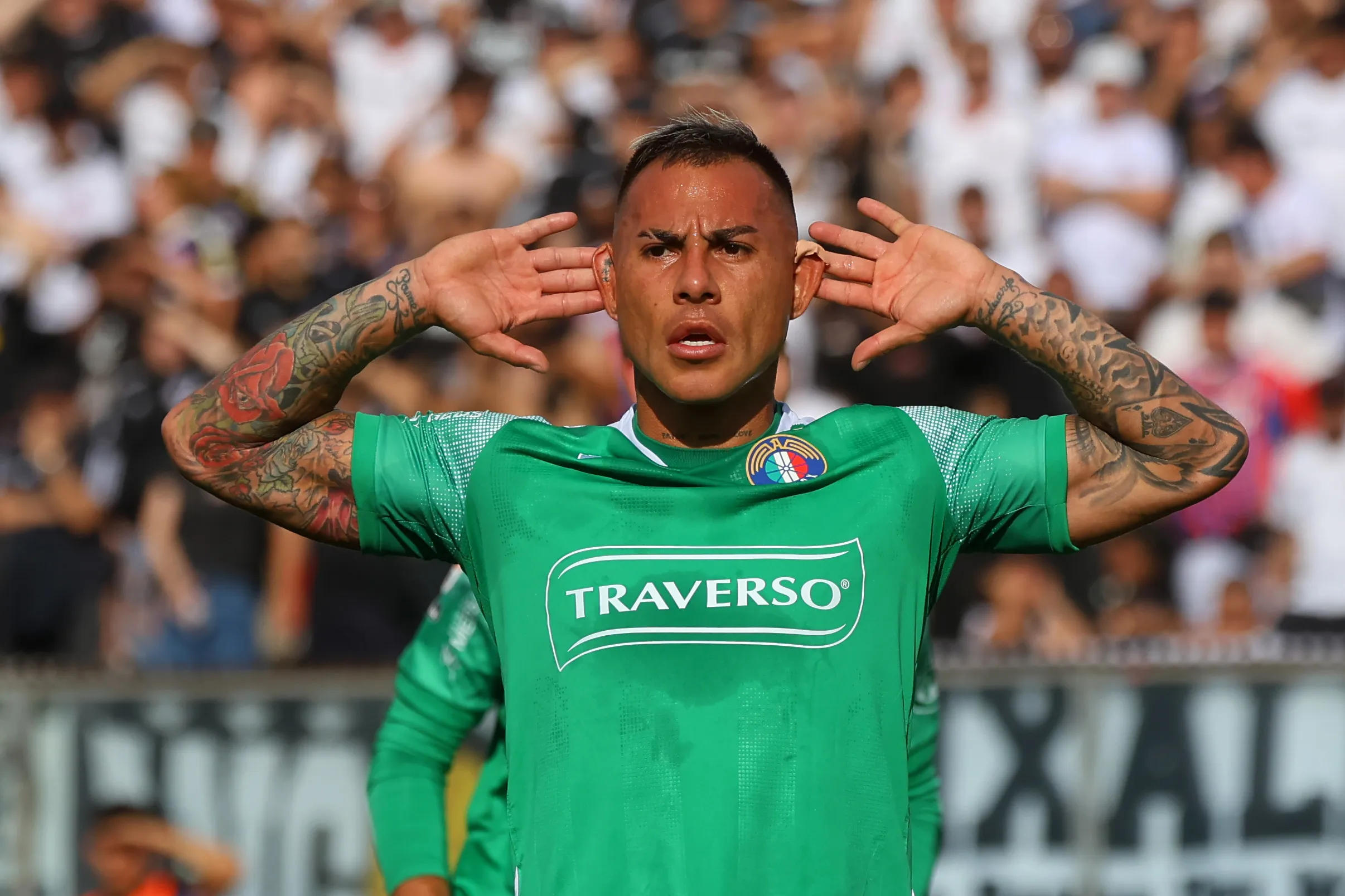 Eduardo Vargas anotó 5 goles en Audax Italiano. Imagen: Photosport