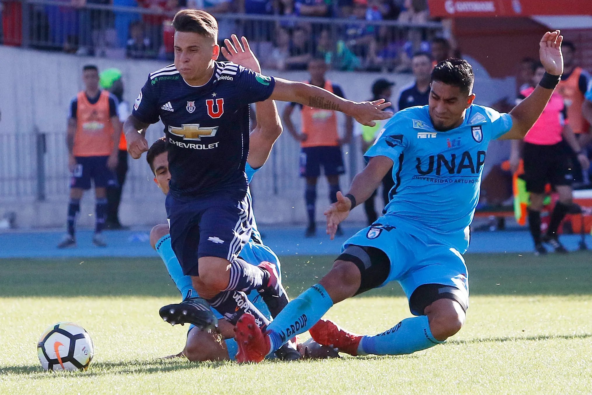 Yeferson Soteldo en sus tiempos azules | Photosport