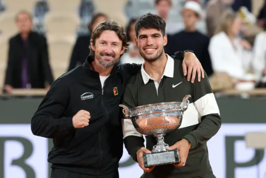 Carlos Alcaraz y Juan Carlos Ferrero – Getty Images