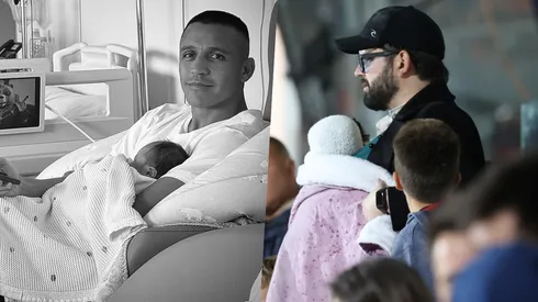 Alexis Sánchez fue padre a los 37 años.