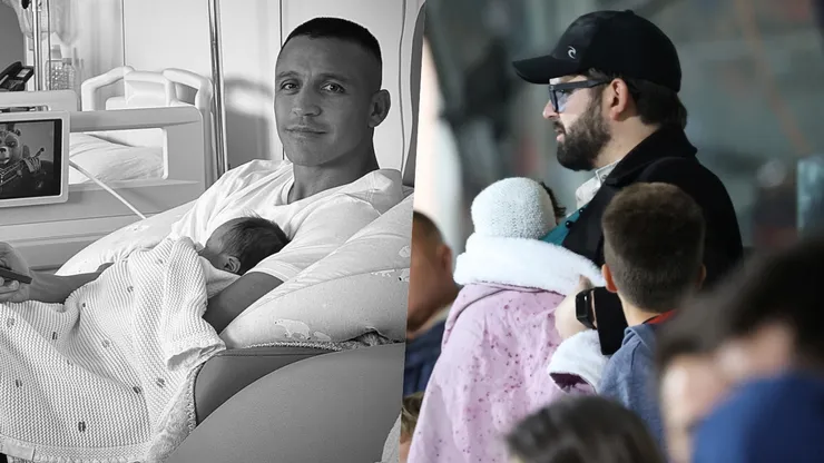 Alexis Sánchez fue padre a los 37 años.