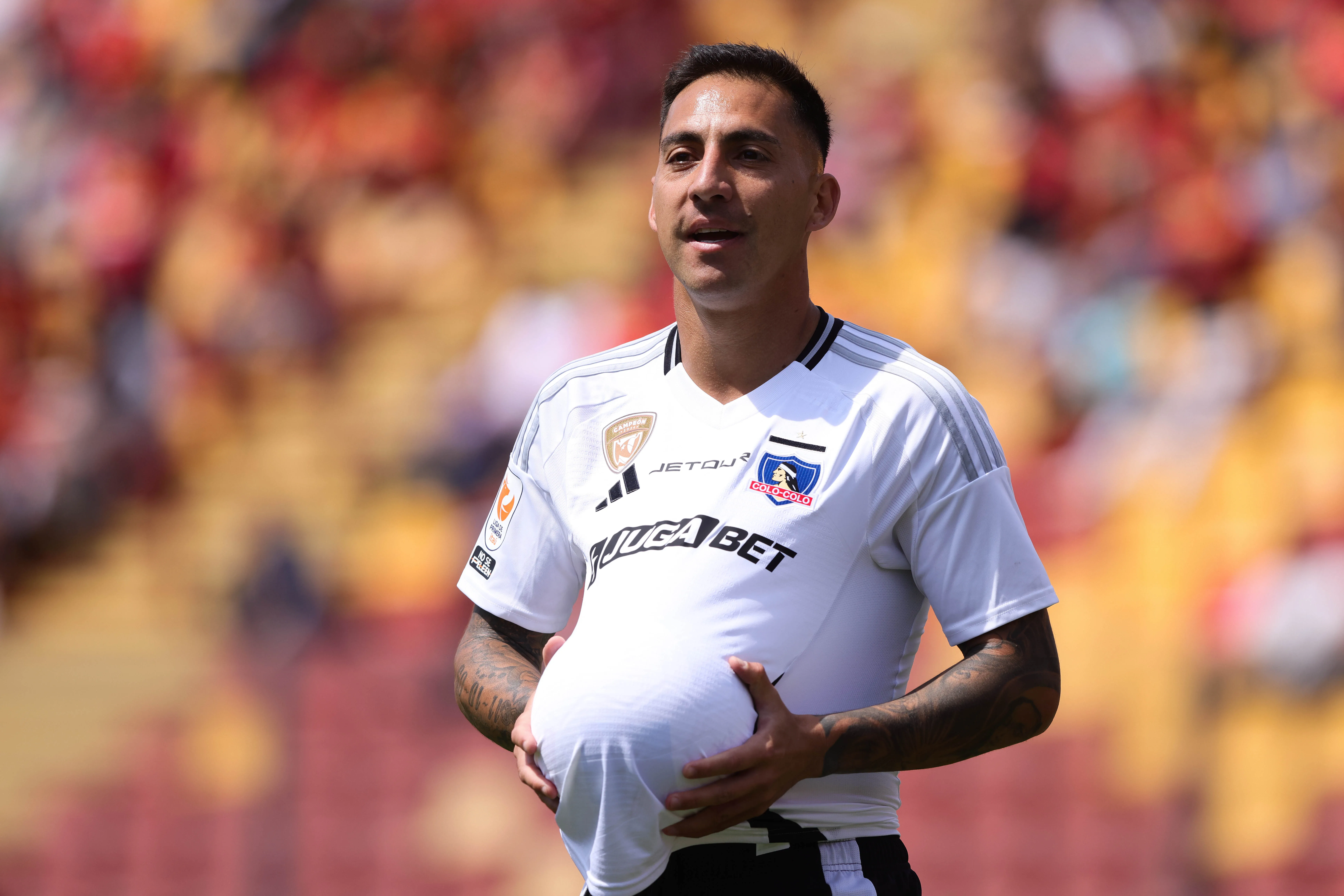 Colo Colo puede ver partir a Correa. Foto: Felipe Zanca/Photosport