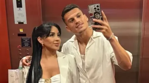 La modelo se refirió a los rumores de ruptura con Lucas Cepeda.