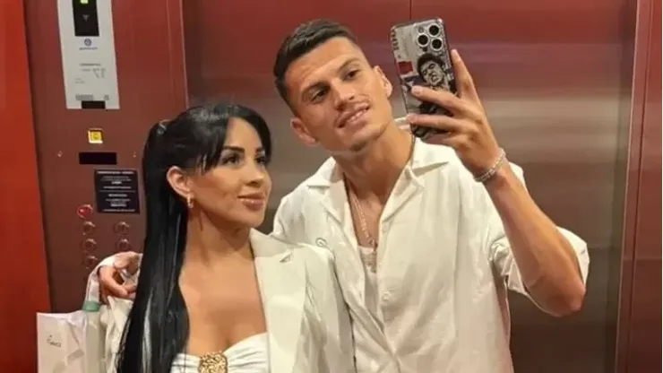La modelo se refirió a los rumores de ruptura con Lucas Cepeda.